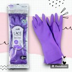 Перчатки из латекса &quot;LATEX GLOVES&quot; с внутрен покрытием (укорочен, с крючками для сушки) разм M, 1 шт