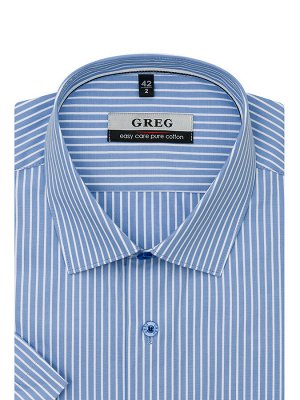 Сорочка мужская короткий рукав GREG 211/201/2726/1p