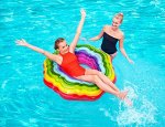 Круг для плавания &quot; Rainbow Ribbon &quot; Bestway / 115 см