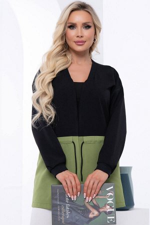 LT Collection Жакет &quot;На стиле&quot; (олива) Б6736