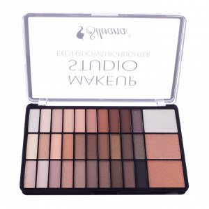 SILVANA Набор 4047А Тени & Highlghter MakeUpStudio BIG