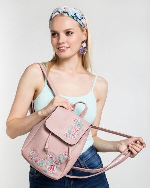 Рюкзак жен., цвет (001455) розово-зеленый