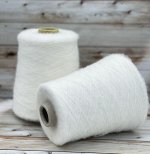 Пряжа для вязания Lagopolane, 127 гр., Barbara 24% меринос 55% акрил 21% нейлон 1300м/100г Белый