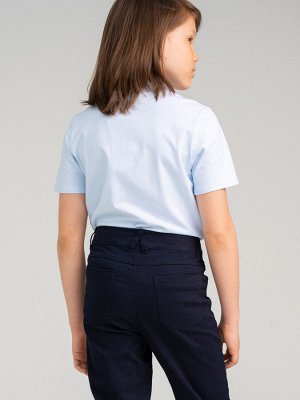 Сорочка трикотажная для мальчиков (regular fit) голубой