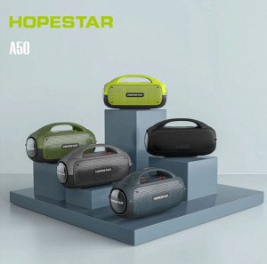 Портативная колонка + микрофон Hopestar Bass Boost Wireless Speaker A50 80W