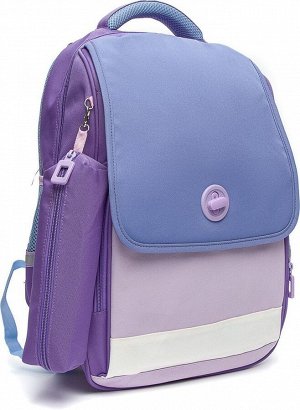 338144/07-04 синий/фиолетовый полиэстер рюкзак (О-З 2023)