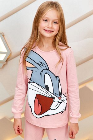 Пижама д/дев Juno AW21GJ540 Looney Tunes розовый