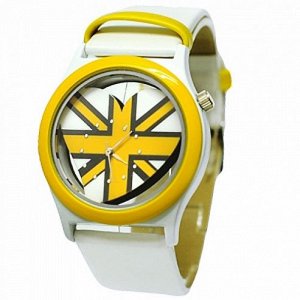 Часы "UK Love" (желтые)