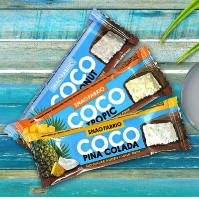 Низкокалорийные кокосовые батончики COCO от SNAQ FABRIQ