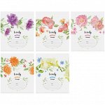 Тетрадь 12л. клетка &quot;Цветы. Beauty in flower&quot;, выборочный УФ-лак
