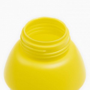 Бутылка для воды велосипедная, 400 мл, с соской, 18 х 6.2 х 6.2 см, жёлтый