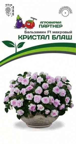 Бальзамин F1 махровый Кристал Блаш