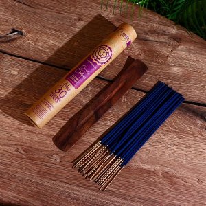 Благовония «Organic. Чакры», аромапалочки, Сахасрара, набор 30 шт, с подставкой