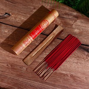 Благовония «Organic. Чакры», аромапалочки, Муладхара, набор 30 шт, с подставкой