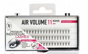 Пучки ресниц TF (Триумф) Air Volume, арт. М208 (Medium -11мм), черные