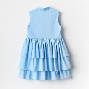 Платье для девочки MINAKU: Cotton collection цвет голубой 134