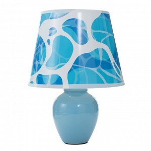 Настольная лампа "Морская волна" Е14 15Вт голубой RISALUX