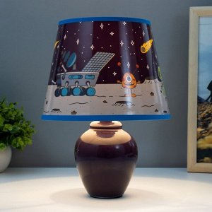 Настольная лампа "Инопланетяне" Е14 15Вт фиолетовый