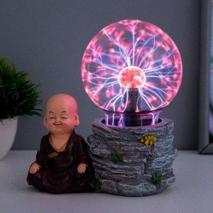 Плазменный шар «Лаоши» коричневый 13x7x17 см RISALUX