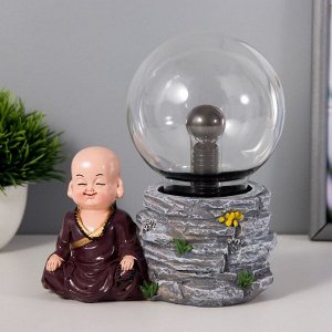 Плазменный шар «Лаоши» коричневый 13x7x17 см RISALUX