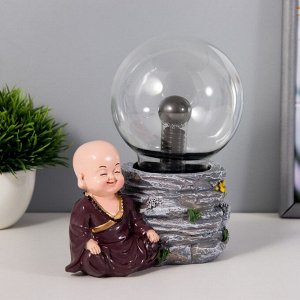 Плазменный шар «Лаоши» коричневый 13x7x17 см RISALUX