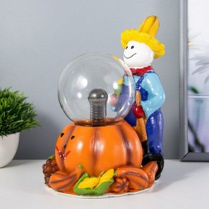 Плазменый шар "Хэллоуин" цветной 15х17х22 см