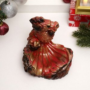 Фигура «Подставка Дракон» красная, 16 см