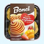 Торт мороженое&quot;Bonci&quot;Манго-клубника плб 12% 400гр 4шт/705, шт