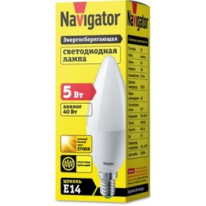 Navigator 94 480 NLL-P-C37-5-230-2.7K-E14-FR, шт
