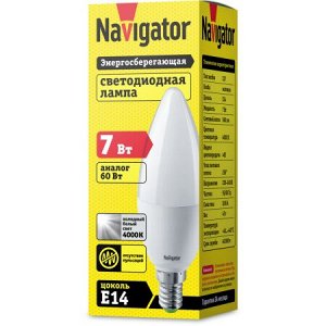 Navigator 94 492 NLL-C37-7-230-4K-E14-FR (10/100), шт