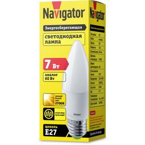 Navigator 94 493 NLL-C37-7-230-2.7K-E27-FR (10/100), шт