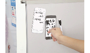 Магнитный планер, на холодильник для рисования / записей / заметок, с маркером, 1 шт., 15,5 х 7,5 см.