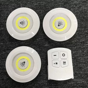 Набор из трех светодиодных LED подсветок с пультом ДУ LED Light with Remote Control Set