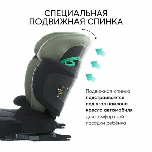 Автокресло Happy Baby 15-36кг Nexter (dark green)