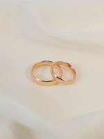 Обручальное кольцо из Дубайского золота