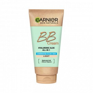 BB-Крем для лица Гиалуроновый Алоэ-уход 5в1 SPF25 50 мл светло-бежевый для смеш. и жирной кожи