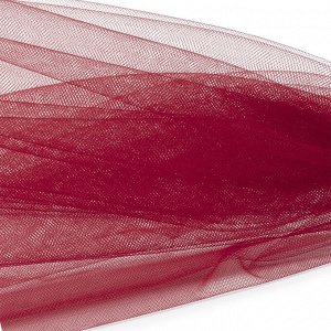 Фатин Кристалл средней жесткости блестящий арт.K.TRM шир.300см, 100% полиэстер цв. 53 К уп.5м - красный