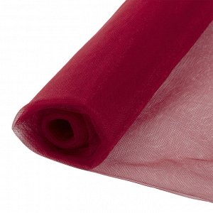 Фатин Кристалл средней жесткости блестящий арт.K.TRM шир.300см, 100% полиэстер цв. 53 К уп.5м - красный