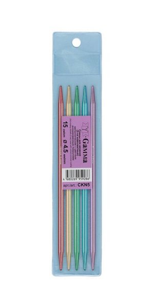 Спицы Ckn5 чулочные цветные металл Gamma