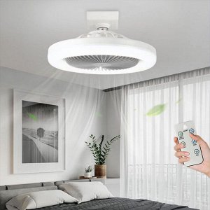 Потолочный вентилятор LED лампа с пультом ДУ, E27