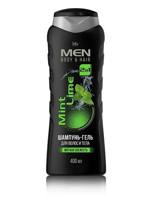 Ирис MEN Шампунь-гель для волос и тела "Mint Lime" 400 мл