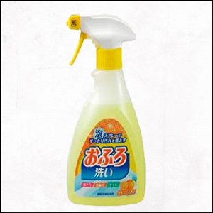 "Nihon Detergent" Чистящая спрей-пена для ванны (с антибактериальным эффектом и апельсиновым маслом), 400 мл.