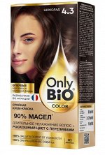 Only Bio Крем-краска для волос Color, 4.3 шоколад, 115 мл