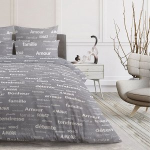 Постельное белье. Цвет: Amour