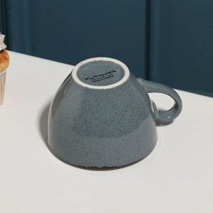 Чашка чайная «Pearl», 220 мл, синяя, фарфор
