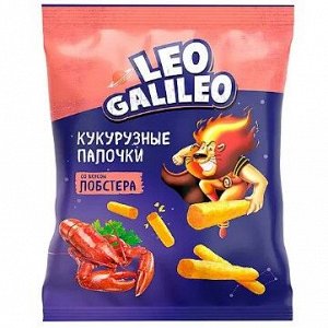 «Leo Galileo», кукурузные палочки со вкусом лобстера, 45 г