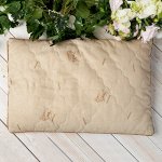 Подушка стеганая детская с кантом AmaroBaby СЛАДКИЙ СОН Шерсть, поплин 40х60