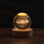 Креативный 3D светящийся шар, с голограммой внутри
