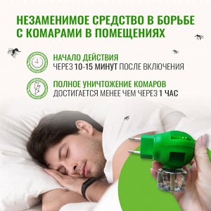 OZZ-Комплект с Жидкостью Standart 45 ночей от комаров, 30мл, 021211