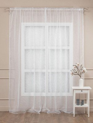 Органза Дождик белая,Ширина: 3,0м